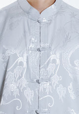 Alain Delon 2025 CNY Men Traditional PV Short Sleeve Shirt Tang Suit | Sam Fu | 唐装 -14525006