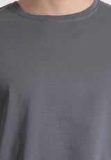 Forest Premium Soft-Touch Silky Cotton Slim Fit Plain Tee T Shirt Men | Baju T Shirt Lelaki - 23747
