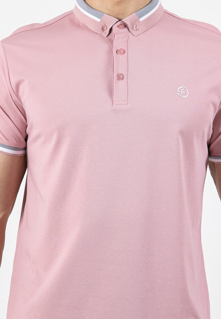 Forest Soft-Touch Silky Cotton Slim Fit Mercerized Look Knitted Polo Tee | Baju T Shirt Lelaki - 23877