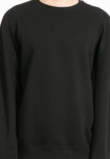 Forest Air-Cotton 260GSM Heavy Weight Pique Cotton Oversized Round Neck Men Sweatshirt PullOver - 23901