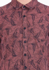 Forest Woven Full Print Men Shirt | Baju Kemeja Lelaki - 621237