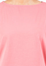 Forest Ladies Premium Soft-Touch Cotton Crew Neck Drape Tshirt Women | Baju T Shirt Perempuan - 822101