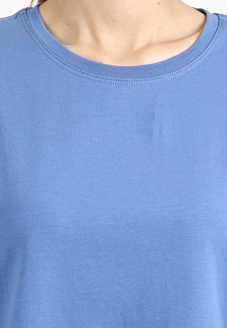 Forest Ladies Premium Soft-Touch Cotton Crew Neck Tshirt Women | Baju T Shirt Perempuan - 822193