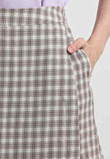 Forest Ladies Elastic Waist Woven Skort Women Shorts | Seluar Pendek Perempuan - 865104