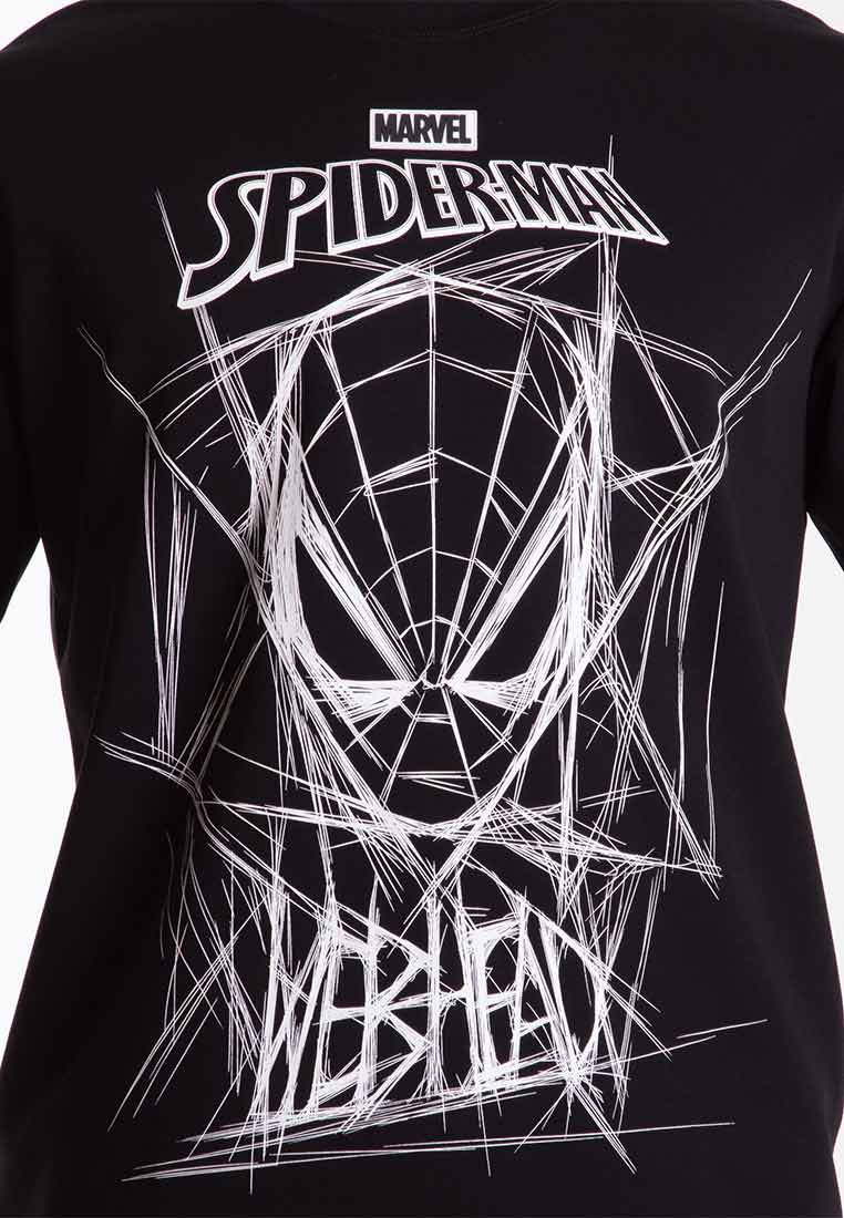 Forest x Marvel Spiderman Air-Cotton Oversized Round Neck Tee Men / Kids / Short Pants - FA20007 / FAK20007 / FA65000