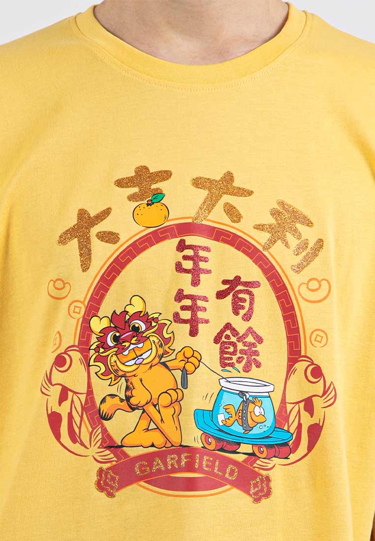 Forest X Garfield CNY Dragon Round Neck Family Tee Men / Ladies / Kids  | CNY 2024 - FG20001 / FG820001 / FGK20001