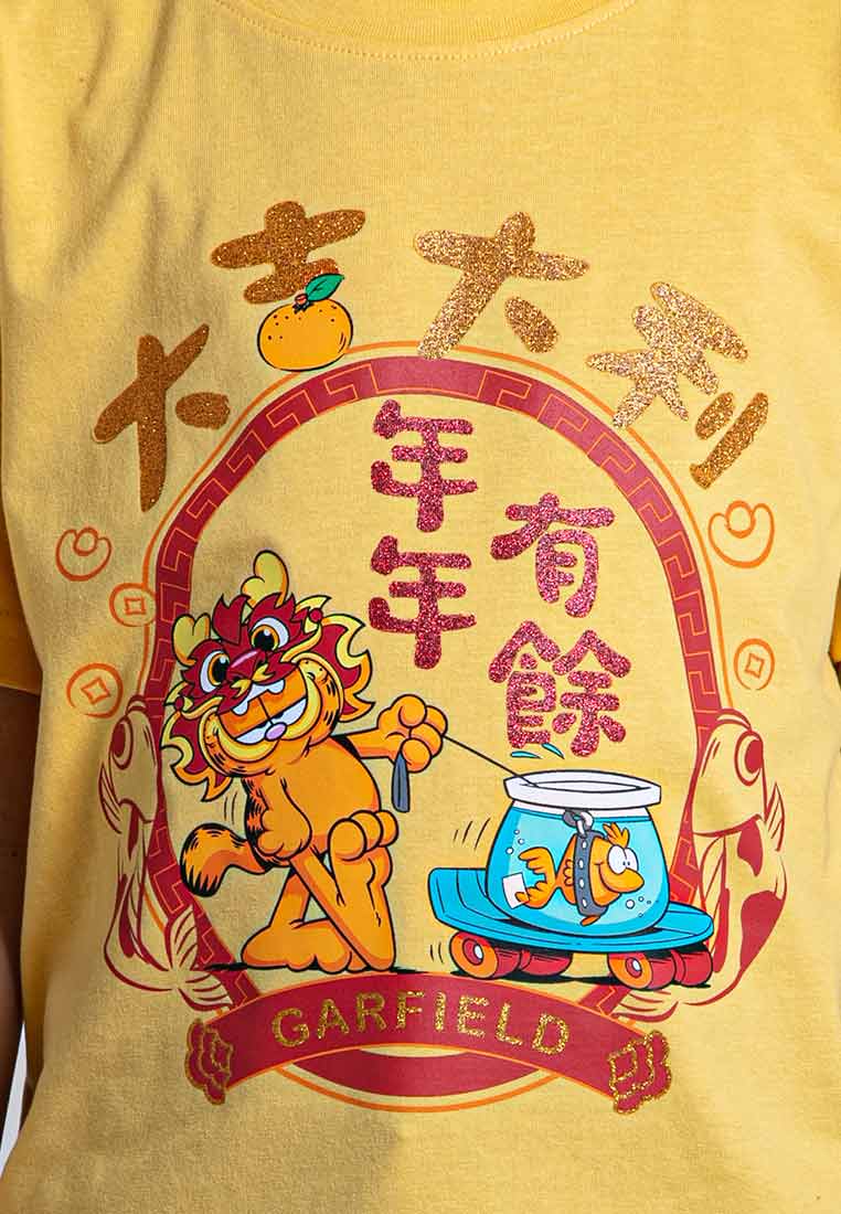 Forest X Garfield CNY Dragon Round Neck Family Tee Men / Ladies / Kids  | CNY 2024 - FG20001 / FG820001 / FGK20001