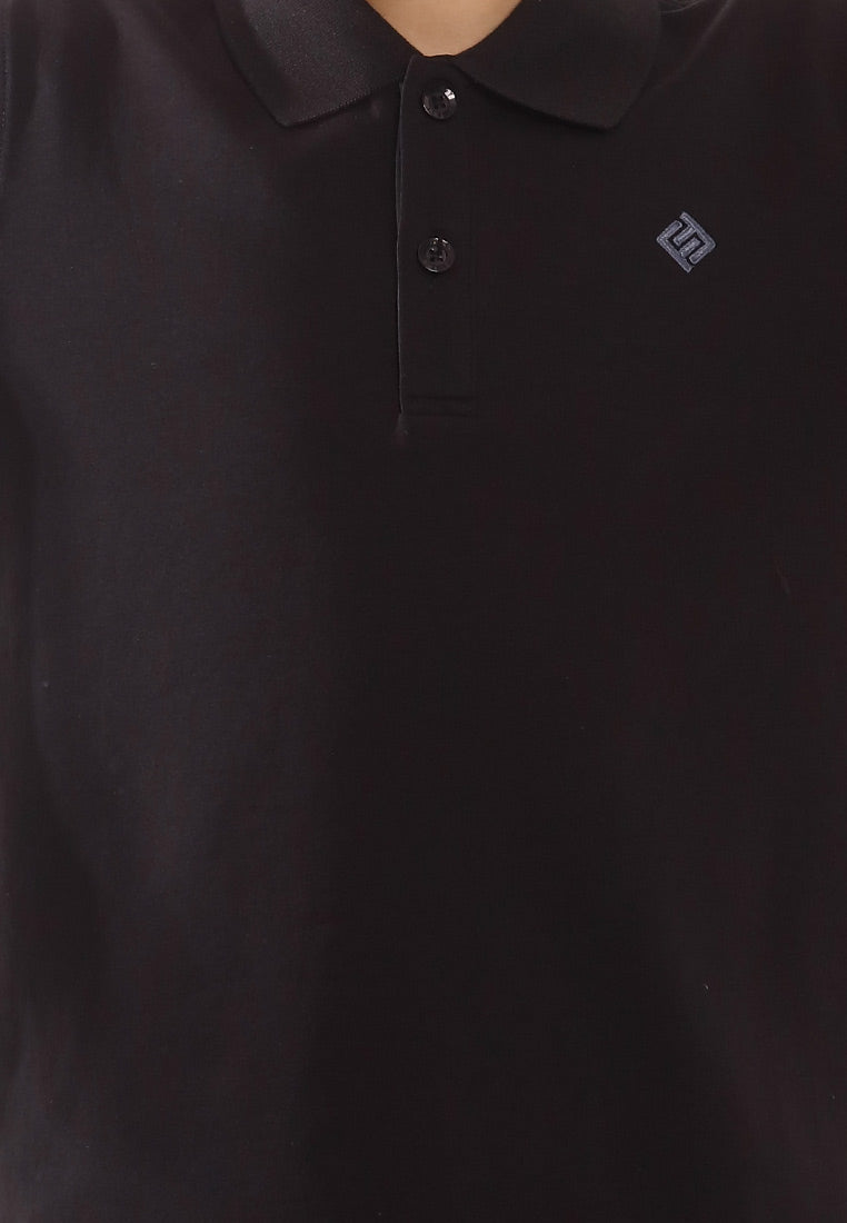 Forest Baju T Shirt Budak Lelaki | Kids Soft-Touch Silky Cotton Polo Tee - FK20324