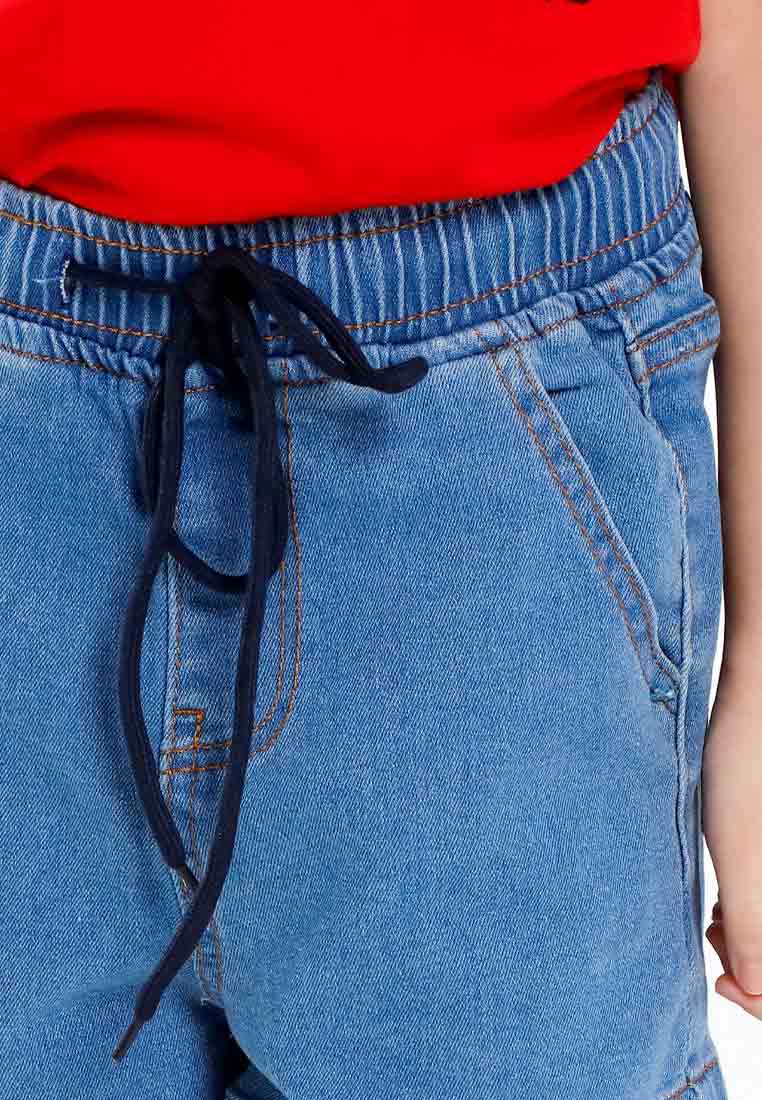 Forest Kids Girls Elastic Waisted Denim Shorts Girl Stretchable Short Pants | Seluar Pendek Budak Perempuan - FK865006