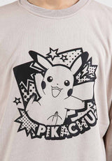 Forest Pokémon Pikachu 250GSM Premium Weight Oversized Round Neck Men / Kids Sweater - FP31000 / FPK31000