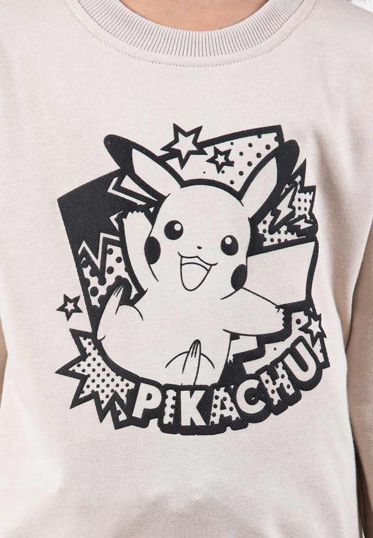 Forest Pokémon Pikachu 250GSM Premium Weight Oversized Round Neck Men / Kids Sweater - FP31000 / FPK31000