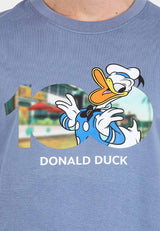 Forest x Disney 100 Year of Wonder Donald Duck Boxy-Cut Airism Cotton Men Family T Shirt | T shirt Lelaki - FW20071