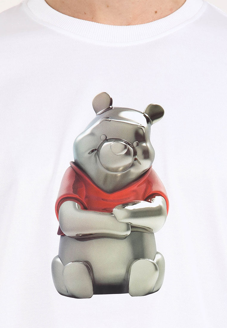 Forest x Disney 100 Year of Wonder Winnie The Pooh 3D Sculpture Boxy-Cut Airism Cotton Men Family T Shirt  - FW20073