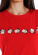 Forest x Disney Tsum Tsum Cotton Round Neck CNY Tee Men / Ladies / Kids  - FW20112 / FW820112 / FWK20112