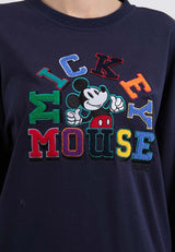 Forest X Disney Mickey 250GSM Premium Weight Oversized Round Neck Men / Ladies Sweater - FW30005 / FW830005