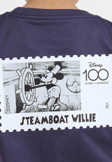 Forest x Disney 100 Year of Wonder Mickey Airism Cotton Kids Family T Shirt | Baju T shirt Budak - FWK20069