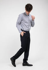 Alain Delon Slim Fit Flat Front Slack Pants - 11022002