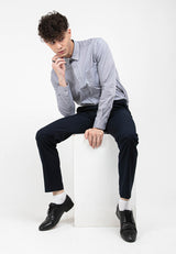 Alain Delon Slim Fit Flat Front Slack Pants - 11022004