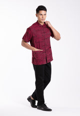 Alain Delon CNY 2025 Tangfu Cotton Linen Short Sleeve - 14525003