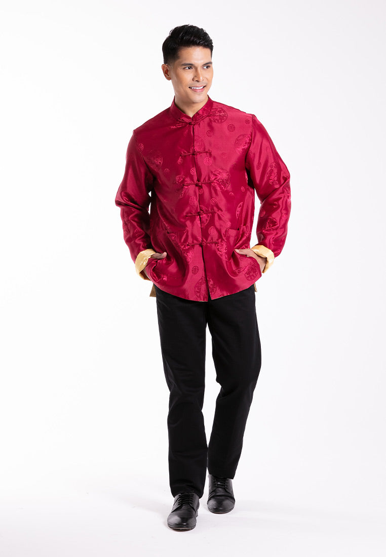 Alain Delon CNY 2025 Tangfu Cotton Linen Reversible Long Sleeve - 15525001