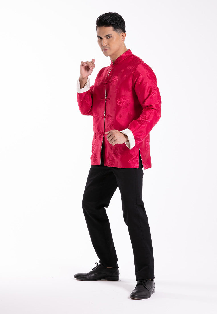 Alain Delon CNY 2025 Tangfu Cotton Linen Reversible Long Sleeve - 15525001