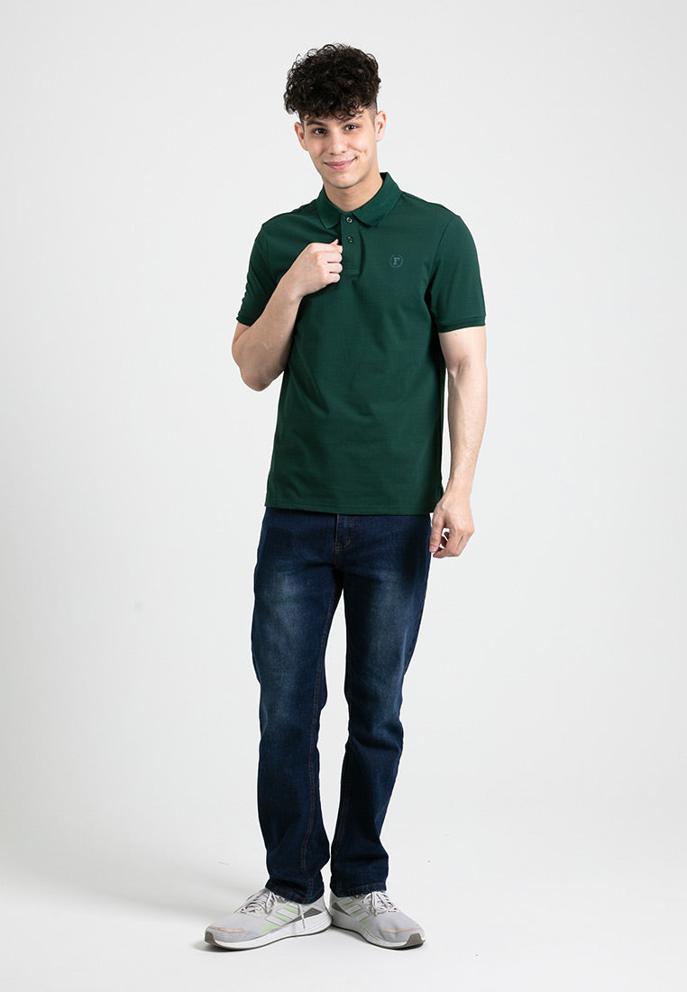 Forest DRI-FIT Plain Polo T Shirt Men Polo Tee | Baju T Shirt Lelaki - 23768