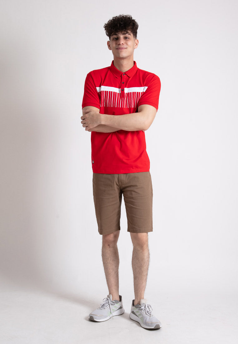 Forest  Stretchable Soft Cotton Short Sleeve Cut & Sew Men Polo T Shirt | T Shirt Lelaki - 23787