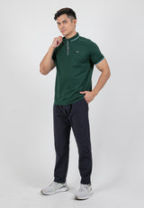 Forest Soft-Touch Silky Cotton Slim Fit Mercerized Look Knitted Polo Tee | Baju T Shirt Lelaki - 23789