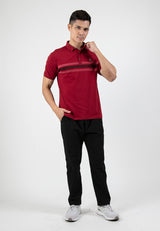 Forest Stretchable Casual Polo Tee Slim Fit Polo T Shirt Men | Baju T Shirt Lelaki - 23873