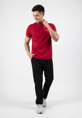 Forest Soft-Touch Silky Cotton Slim Fit Mercerized Look Knitted Polo Tee | Baju T Shirt Lelaki - 23877
