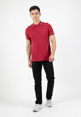 Forest Premium Weight Cotton Stretchable Polo Tee Shirt Men Slim Fit Collar Tee | Baju T Shirt Lelaki - 23880