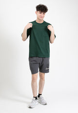 Forest Premium Weight Cotton Oversized Round Neck Tee Men Casual | Baju T Shirt Lelaki - 23881