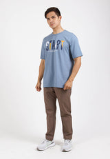 Forest Premium Cotton Boxy Cut Crew Neck Oversized Tee | Oversized T Shirt Lelaki - 621316