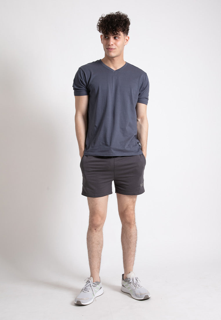 Forest Unisex Cotton Terry Casual Shorts 15" Short Pants Men | Seluar Pendek Lelaki - 660000