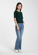 Forest Ladies Hight Waist Boot Cut Jeans - 810458