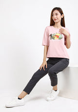 Forest Ladies Plain Elastic Waist Long Pants Women | Seluar Perempuan Panjang - 810463