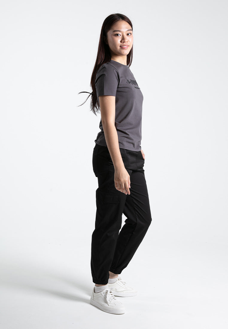 Forest Ladies Polyester Elastic Waisted Cargo Pants Women Casual Jogger Long Pants | Seluar Panjang Perempuan - 810494