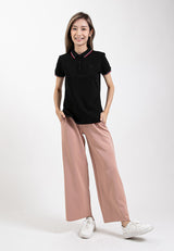 Forest Ladies Wide Leg Pants Roman Women Casual Long Pants| Seluar Perempuan - 810533