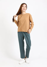 Forest Ladies Modal Soft Jogger Pants Women Casual Plain Long Pants | Seluar Perempuan Panjang - 810536