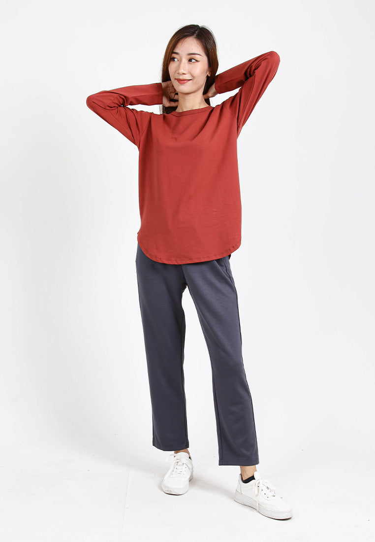 Forest Ladies Modal Soft Jogger Pants Women Casual Plain Long Pants | Seluar Perempuan Panjang - 810536