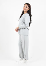 Forest Ladies Premium Cotton Loose Fit Long Sleeve Tee / Long Pants Comfy Lounge Wear - 822342 / 810485