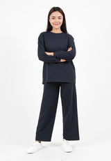 Forest Ladies Premium Cotton Loose Fit Long Sleeve Tee / Long Pants Comfy Lounge Wear - 822342 / 810485