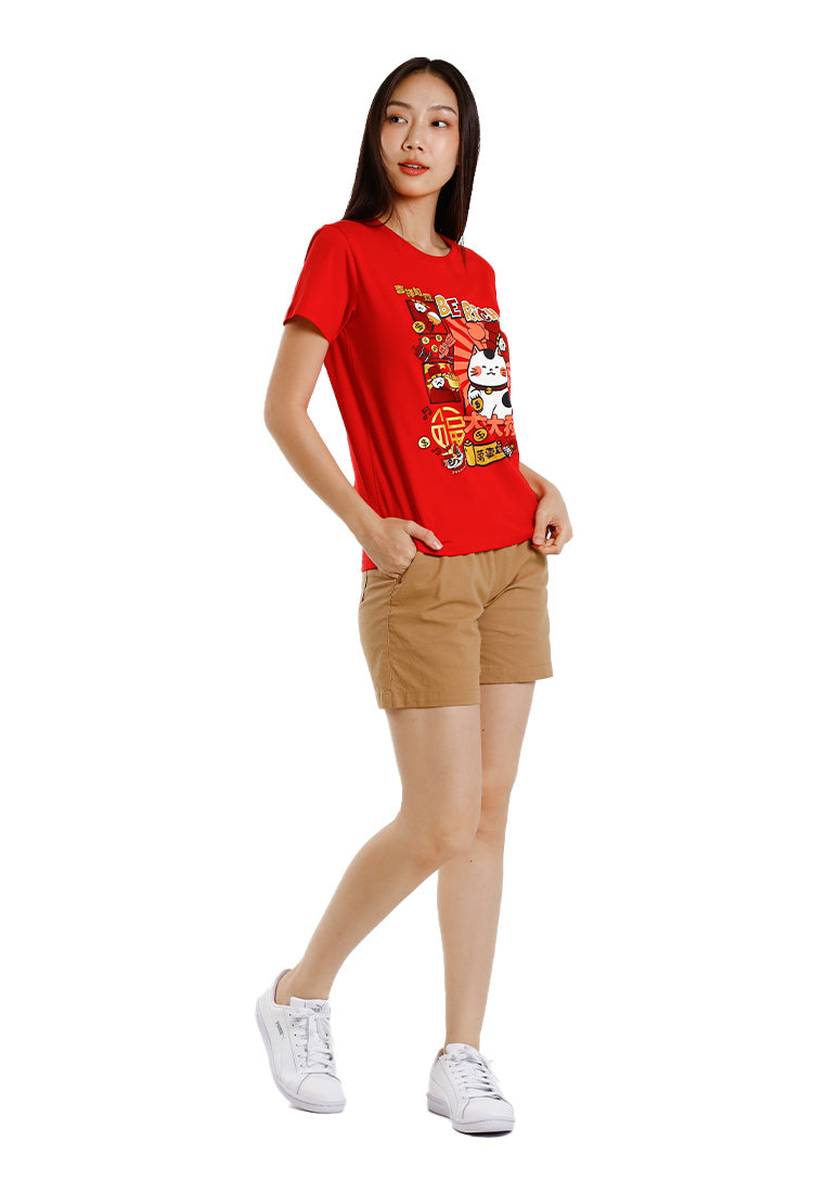 Forest CNY Round Neck Printed Men /Ladies/ Kids Tee | CNY 2025 Family T-Shirt - 24029 / 822483 / FK20305