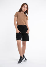 Forest Ladies 18.5/19.5" Cotton Twill Bermuda Quarter Cargo Casual Pants | Seluar Perempuan - 865096