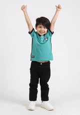 Forest Kids Stretchable Polo T Shirt Boy Kids Collar Tee | Baju Polo T Shirt Budak Lelaki - FK20124