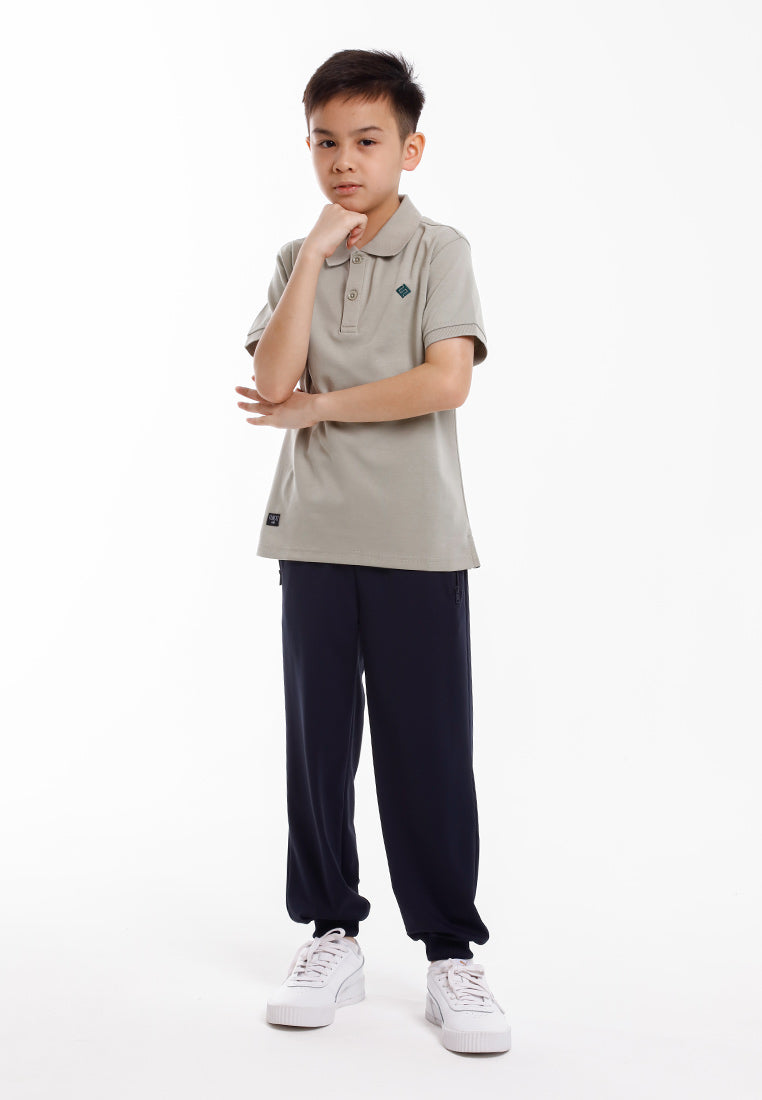 Forest Baju T Shirt Budak Lelaki | Kids Soft-Touch Silky Cotton Polo Tee - FK20324