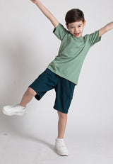 Forest Kids 100% Cotton Twill Cargo Pants Men Short Pants Men | Seluar Pendek Lelaki - FK65038