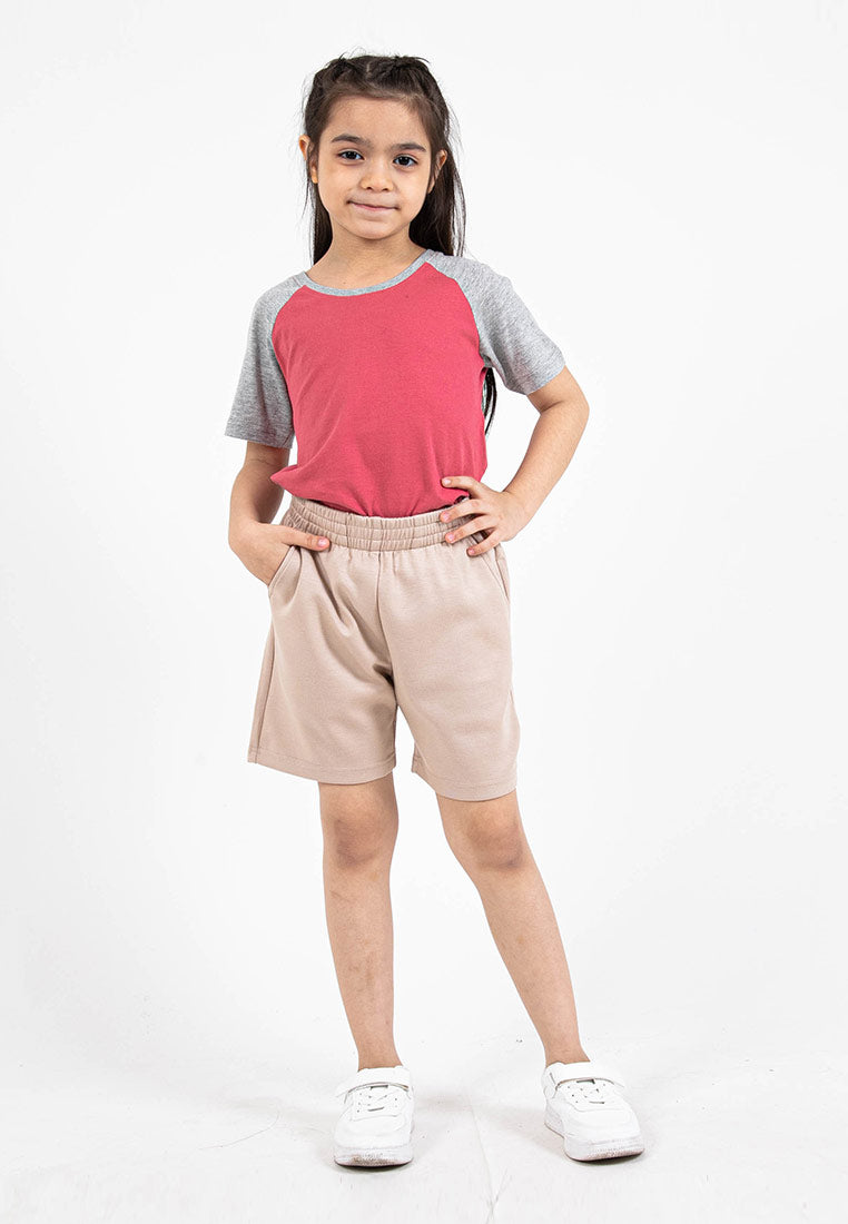 Forest Kids Unisex Modal Soft Short Pants Kids l Seluar Pendek Budak Lelaki Perempuan - FK65048