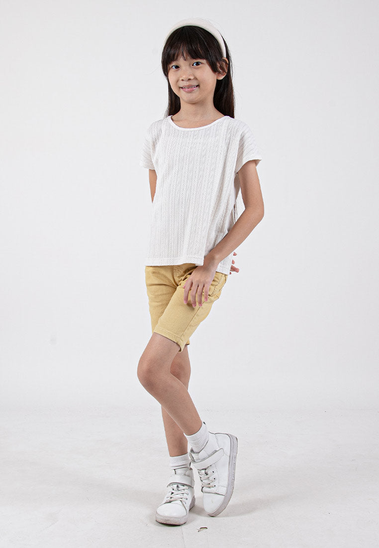 Forest Kids Girls Cotton Twill Bermuda Short Pants  | Seluar Pendek Budak Perempuan - FK865000