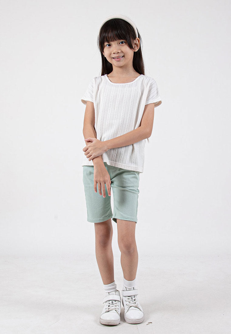 Forest Kids Girls Cotton Twill Bermuda Short Pants  | Seluar Pendek Budak Perempuan - FK865000